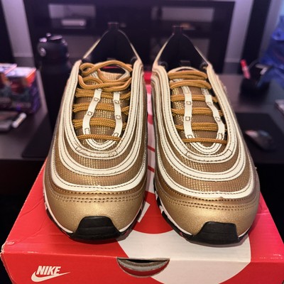Size 8.5 - Nike Air Max 97 OG QS Metallic Gold (New w/box damage)