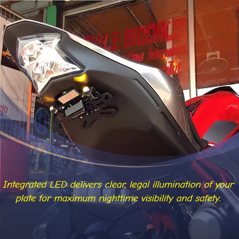 Universal Foldable License Plate Bracket Holder for Suzuki GSXS1000 GSXS150 750