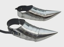 Medieval Knight Armor Shoes Crusader Gothic Sabatons 15th Century