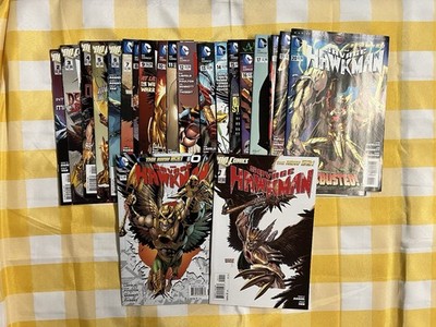 SAVAGE HAWKMAN #0,1 - #20  NEAR COMPLETE  RUN DC NEW 52 - NEAR MINT/NM