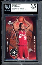 Lebron James Rookie Card 2003-04 Upper Deck Standing O #85 BGS 8.5