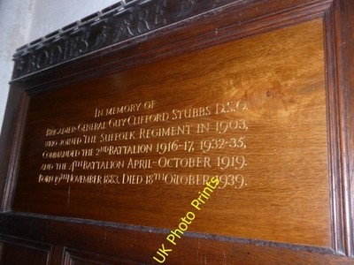 Foto 6x4 St Mary, Bury St Edmunds: Denkmal (28) Within the Suffolk Reg c2016