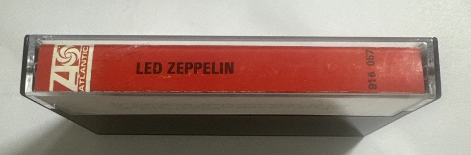 Led Zeppelin ~ Self Titled Rare Cassette Tape Grey With Red Paper Labels 1969 EX - Image 4 of 4