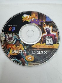 Slam City With Scottie Pippen Sega CD 32X Box and Disks Only (4 Discs)