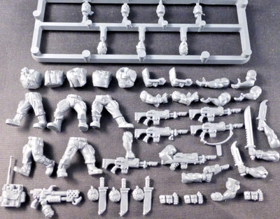 GAMES WORKSHOP Catachan Jungle Fighters Ricambi e Accessori Warhammer 40K Modelli Guardia Imperiale