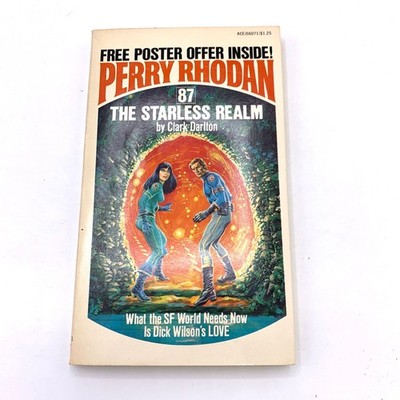 Perry Rhodan #87 The Starless Realm Clark Darlton 1976 First Ace Printing Sci-Fi
