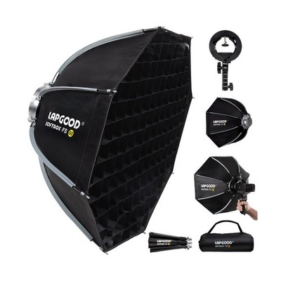LAPGOOD FS60 Softbox 60cm Softboxes, Quick Release Foldable
