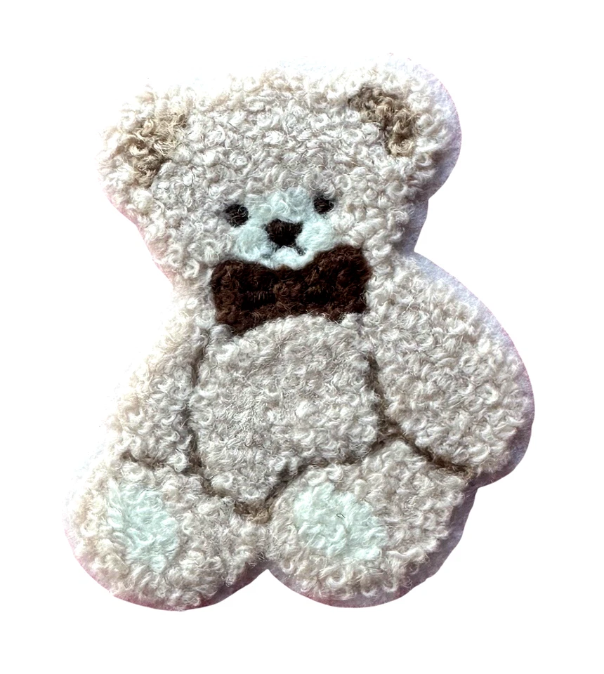 Bear Embroidery iron on patch sticker applique 2+3/4 x 2+1/4 inch - Image 2 of 3