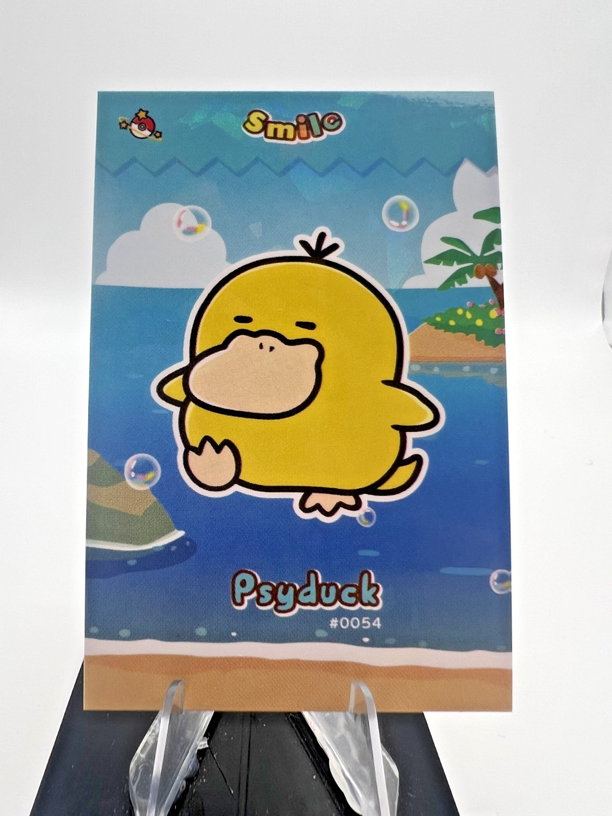 Psyduck #54 - Cracked Ice Holo - Smile Card Database- Pokemon