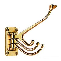 4-Bugel-Kleiderhaken Messing, Poliert 81X39 Mm - 1 Pc Osculati - 38.205.00
