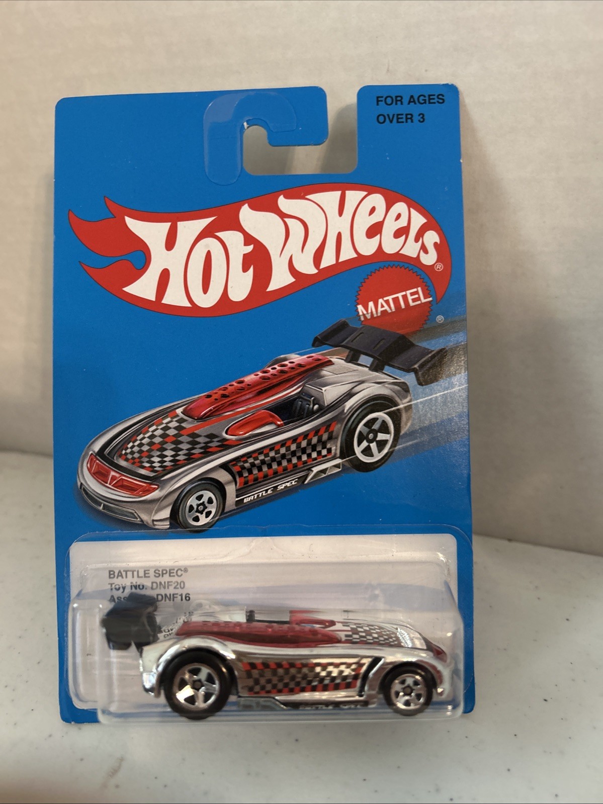 2015 Hot Wheels Retro Series Battle Spec Silver DNF20 Mattel