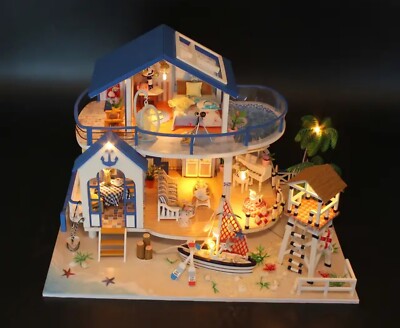 DIY Legend Of The Blue Sea Nook 3D HolzPuzzle Puppenhaus Deko Geschenke 13844
