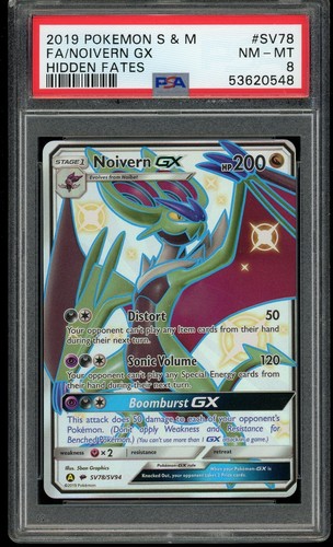 Noivern-GX graded PSA 8 for sale on eBay