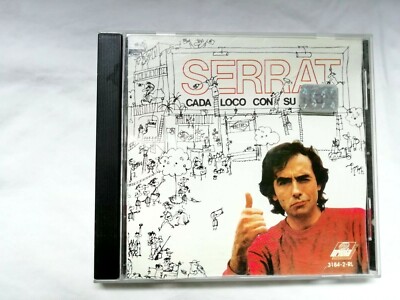 Serrat Cada  loco con su Tema CDs Ariola Edición Argentina Música Spanish