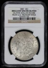 1887-P $1 Morgan Silver Dollar NGC Brilliant Uncirculated | Olathe Dollar Hoard