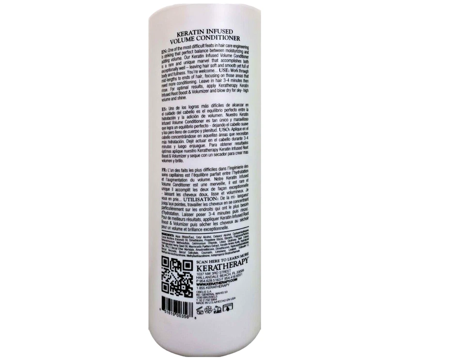 Keratherapy Keratin Volume Conditioner 32 Oz - Set of 2 - Image 3 of 4