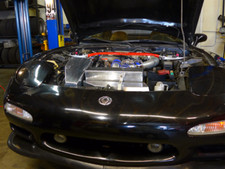 Upgrade Intercooler Piping Shroud Kit For Rx7 Rx-7 Fd Twin Turbo 13b Engine Blue