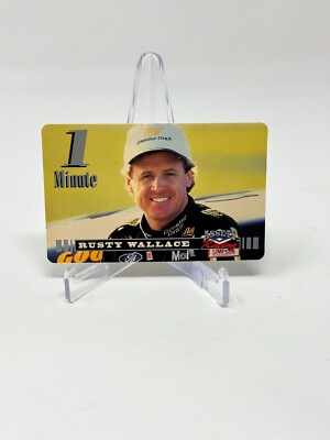 Classic Assets Racing Rusty Wallace 1 Minute Calling Card Unused/EXPIRED  BUF