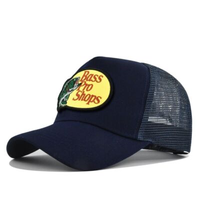 Baseball Trucker Mesh Cap Einstellbare SnapBack Bass Pro Shop Hut Outdoor Angeln
