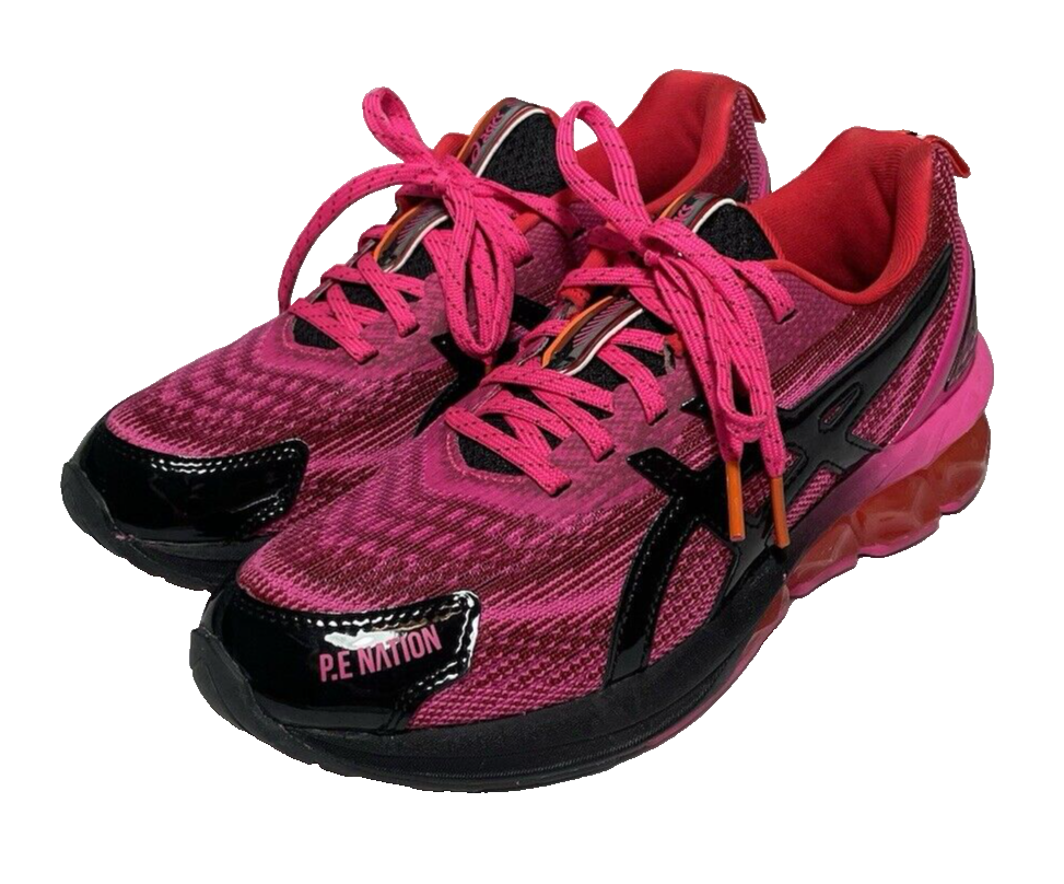 ASICS P.E Nation x Wmns Gel-Quantum 180 'Pink Glow Black ASICS P.E Nation x Wmns Gel-Quantum 180 'Pink Glow Black