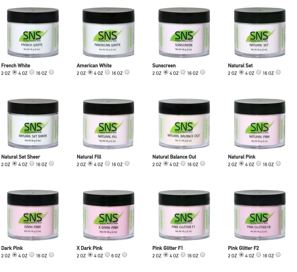 SNS ногтей погружения порошок для розовый и белый комплект 2 унций/56 г - Изображение 2 из 2