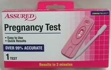 ASSURED 3 Minute Pregnancy Test Compares To EPT - Easy to Use - Quick results