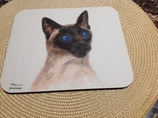 NEW SIAMESE CAT MOUSE PAD