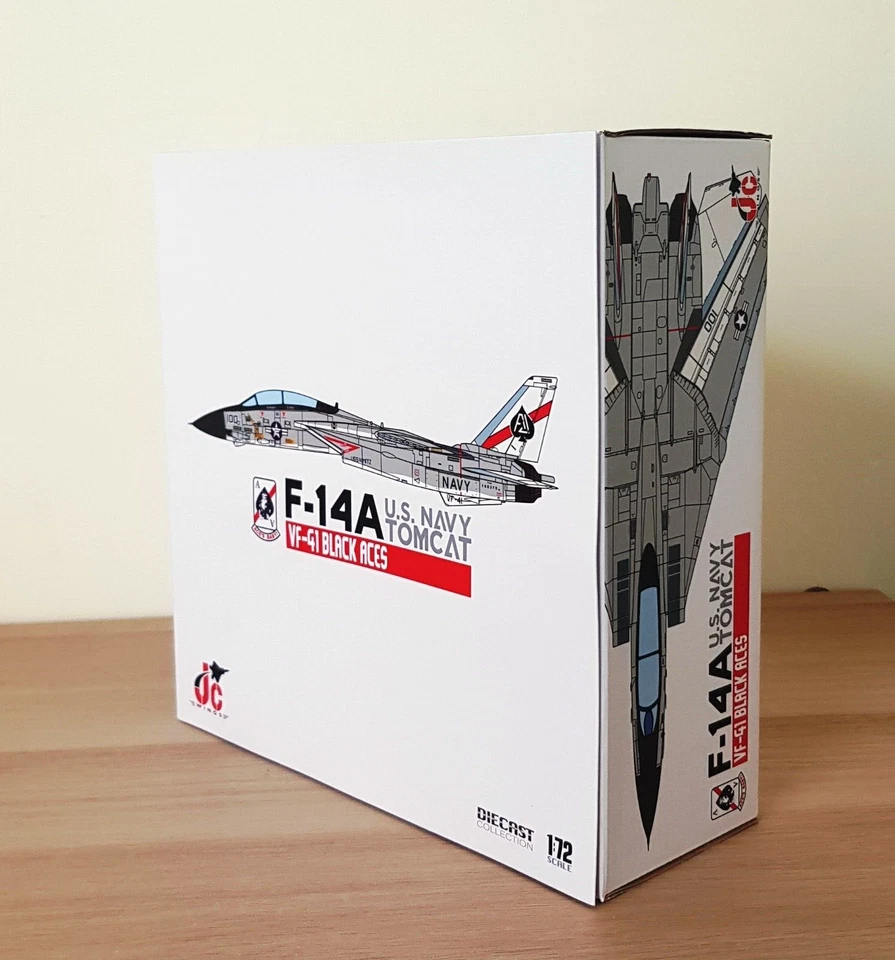 F-14A Tomcat USN VF-41 Black Aces, AJ100, USS Nimitz, JC Wings JCW-72-F14-012 - Image 4 of 4