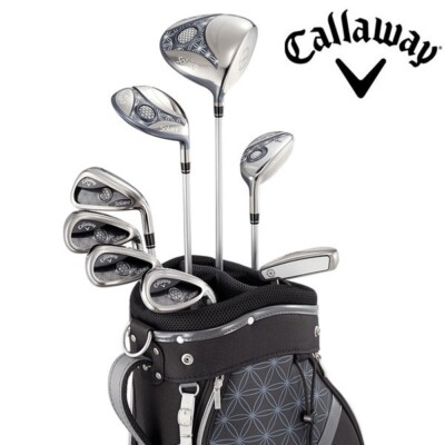 【新品同様】Callaway Solaire 8本組セット Callaway（キャロウェイ） クラブセット 8本組 キャディーバッグ付き
