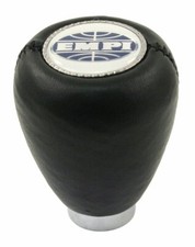 Empi 4540 Logo Shift Knob - Black Vinyl - For Vw Bug Ghia Bus Type 3 Empi 4540 Logo Shift Knob - Black Vinyl - For Vw Bug Ghia Bus Type 3