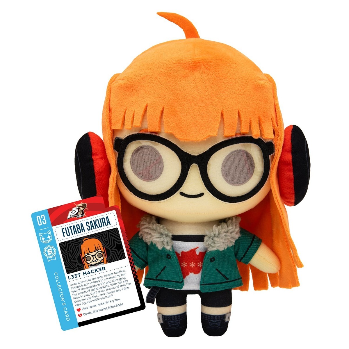 Persona 5 Royal Futaba Sakura Oracle Collector's Plush Plushie