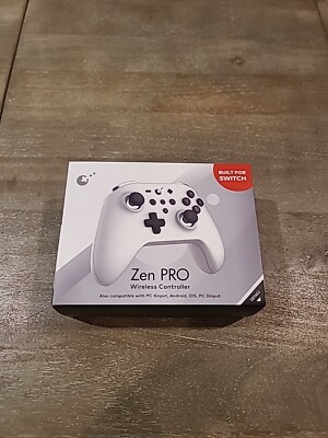 Sealed ZEN PRO Wireless Gaming Controller Nintendo Switch PC&iOS,Android. White