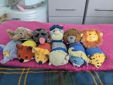Disney Store Tsum Tsum Zootopia Set Of 11 Mini 3.5” Plushies BNWT