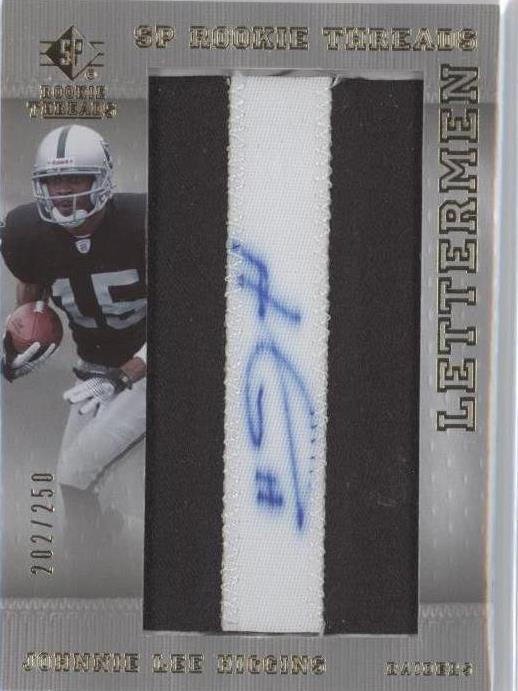 2007 SP Rookie Threads Johnnie Lee Higgins #153 - 1 of 2