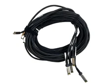 Lot of 4 (connected) 038-003-506 EMC HSSDC2 to HSSDC2 FC 4G cable - 6m