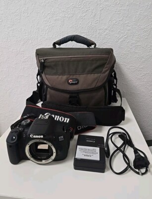 Canon Eos 700D  18 MP Full HD, Schbeicherkarte32GB,Ladegerät,2 Batterie+Tasche