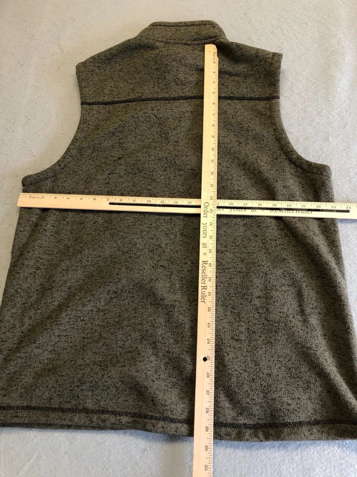 Field & Stream Vest Men's Extra Large Brown Full Zip Fleece Hunting/Outdoor - Image 4 of 4