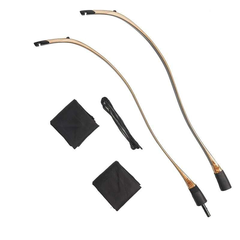 52" 20-50lbs Archery Take-down Recurve Bow Traditional Bow Longbow Youth& Adult - Image 2 of 4