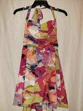 Guess Veronica Watermark Halter Dress Size 2 NWT
