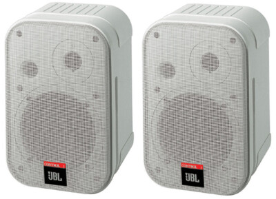 JBL CONTROL 1 PRO STUDIOMONITOR INKL. WANDHALTER 1 PAAR WEISS - NEU