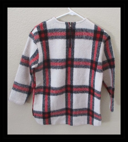 Zara Girls Knitwear Winter Collection Wool Mohair Sweater Back Zip Size11/12 - Picture 2 of 2