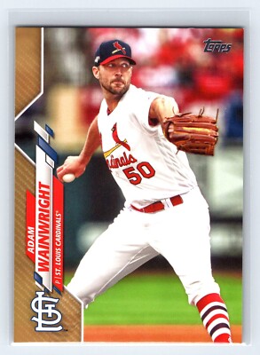 2020 Topps Series 2 Gold #700 Adam Wainwright St. Louis Cardinals /2020