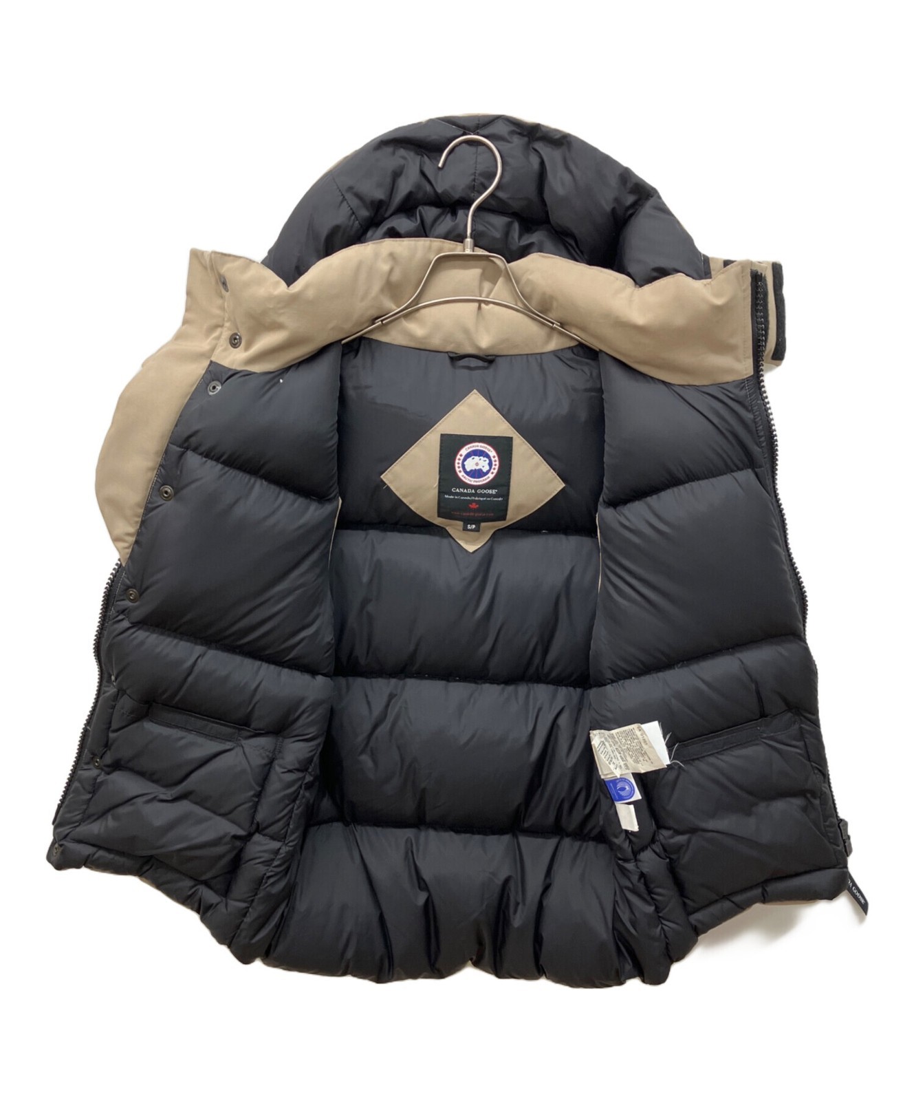 CANADA GOOSE HUDSON Down Vest Size: S Beige Men 3339JM image 3
