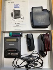  JUNK SONY MZ-R2 MD Walkman Vintage w/Accessories Used From JAPAN