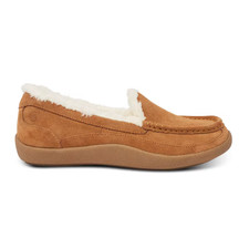 Women's Premium Suede Slipper Moc Toe