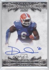 2015 Leaf Ultimate Draft Base Silver 15/25 Dante Fowler Jr #BA-DF1 Auto 3g3