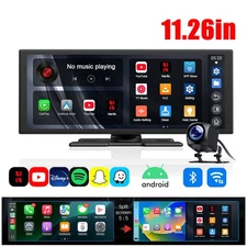 11.26" Portable Car Stereo Radio Wireless Carplay Screen with Net-flix YouTube