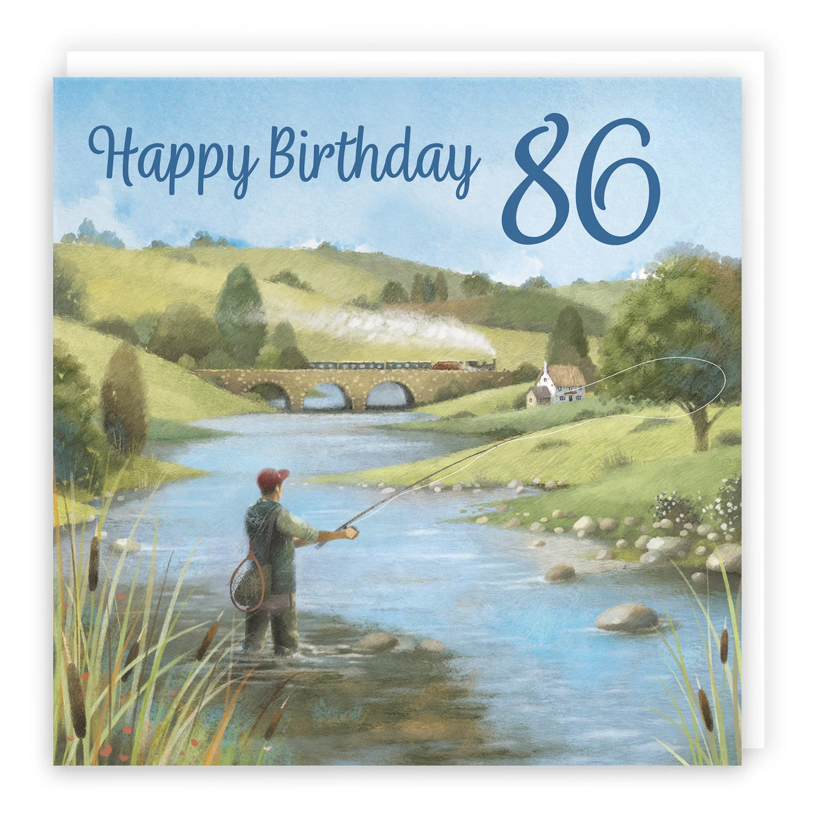 86th Fly Fishing Birthday Card Milo's Gallery