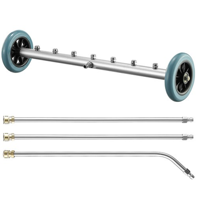 #ad 24 Inch Undercarriage Pressure Washer with 3 Pcs Extension Wand RIDGE Cleaner $114.99