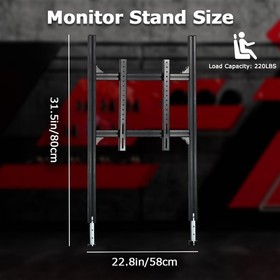 Zootopo Aluminum Racing Simulator Cockpit Display Bracket Monitor Mount Logitech